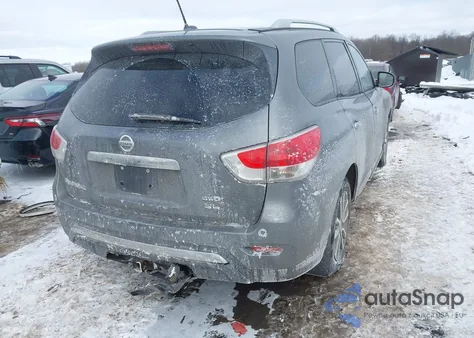 2015 Nissan Pathfinder Sl z USA, uszkodzony, nr VIN 5N1AR2MM6FC676880